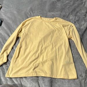 yellow long sleeve